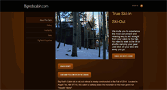 Desktop Screenshot of bigredscabin.com